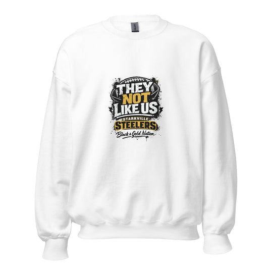 Classic | Sweatshirt | Starkville Steelers | They Not Like Us Logo