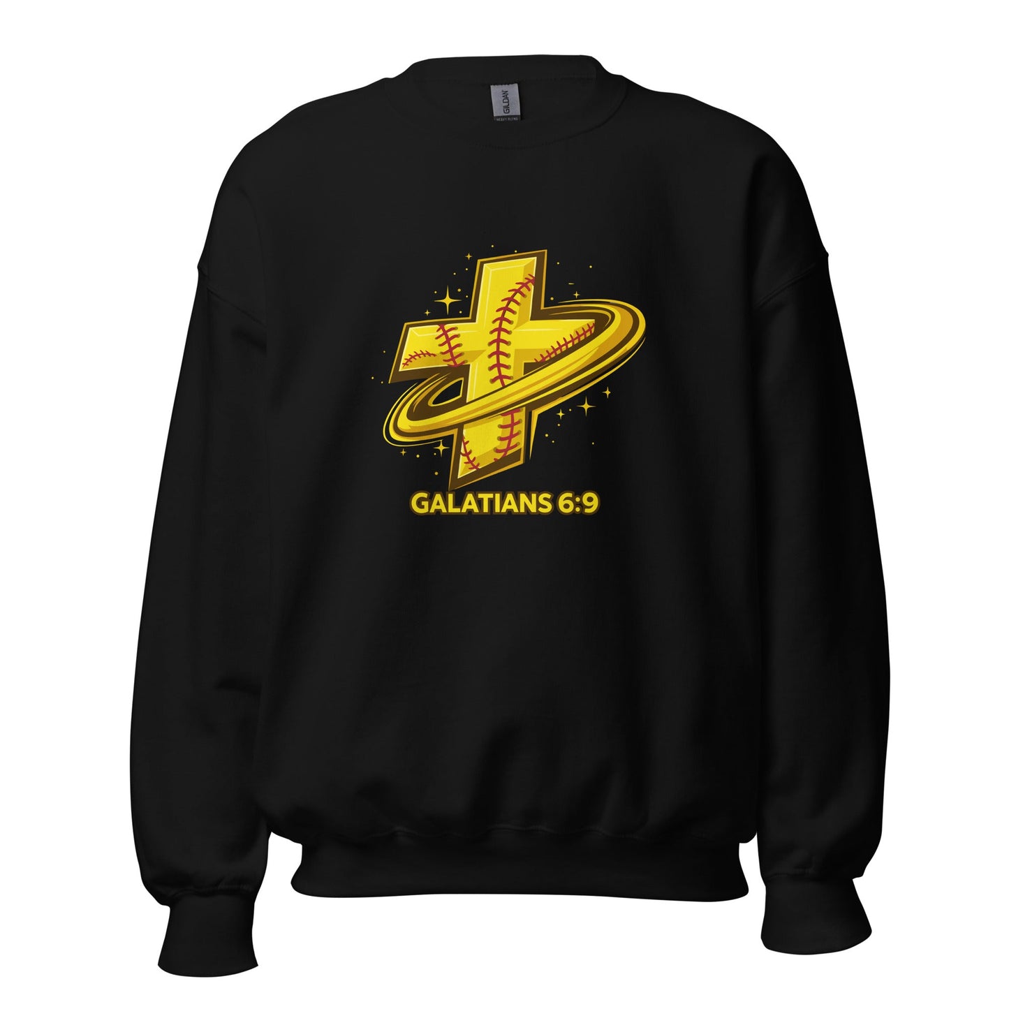 Classic | Sweatshirt | Stingers Softball | Galatians 6:9 Logo