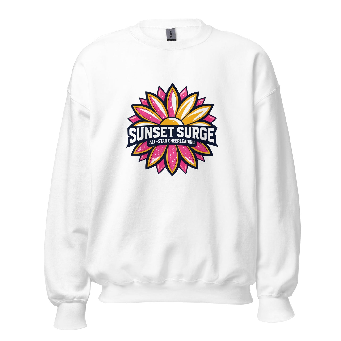 Classic | Sweatshirt | Sunset Surge All-Star Cheerleading | Bloom Surge Logo