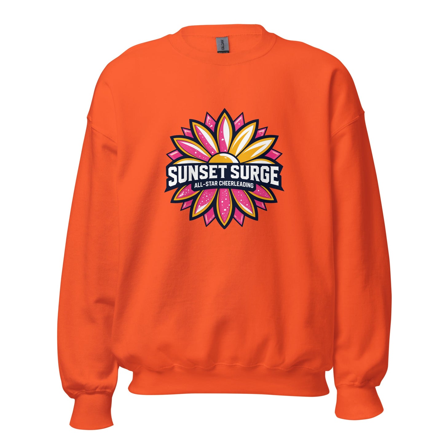 Classic | Sweatshirt | Sunset Surge All-Star Cheerleading | Bloom Surge Logo