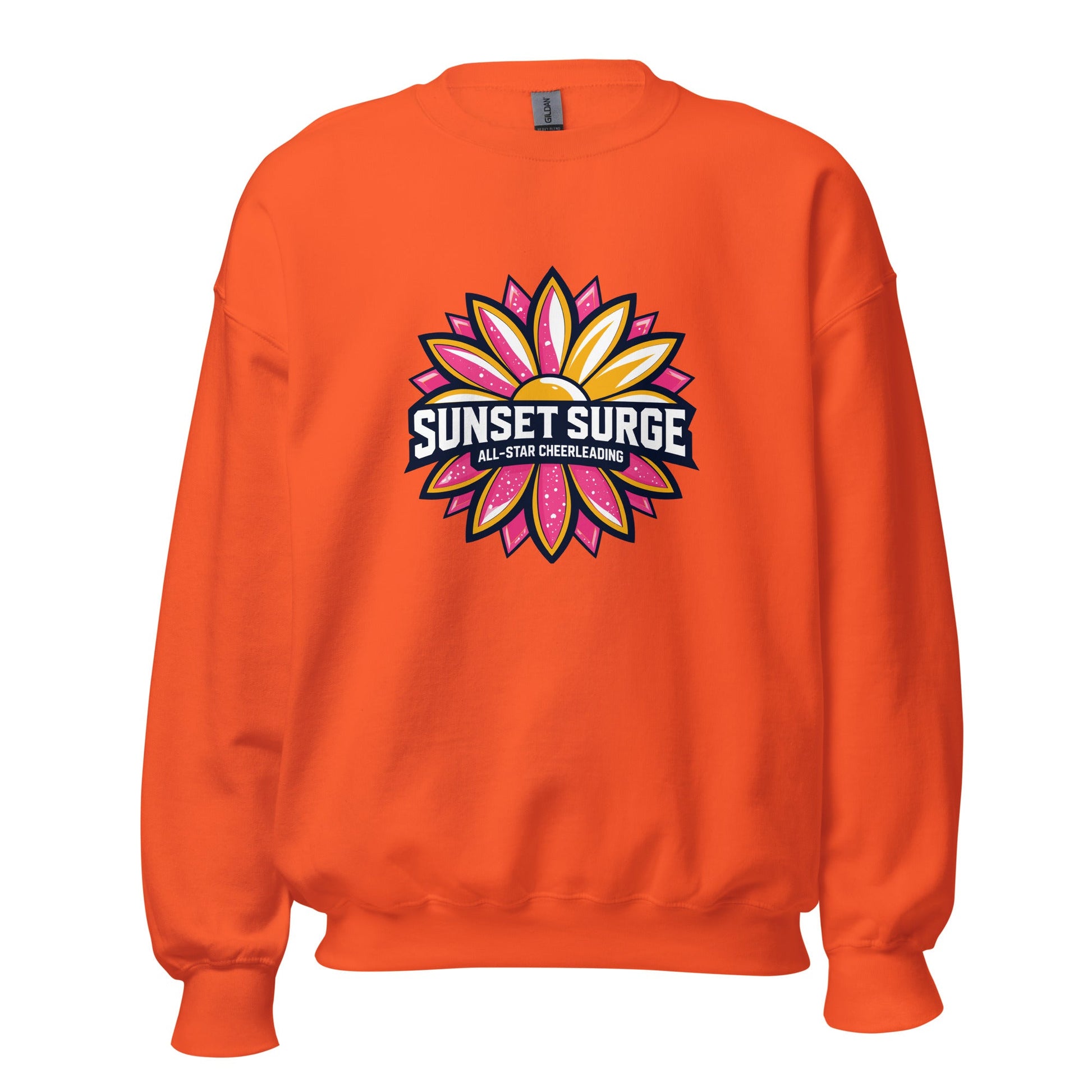 Classic | Sweatshirt | Sunset Surge All-Star Cheerleading | Bloom Surge Logo