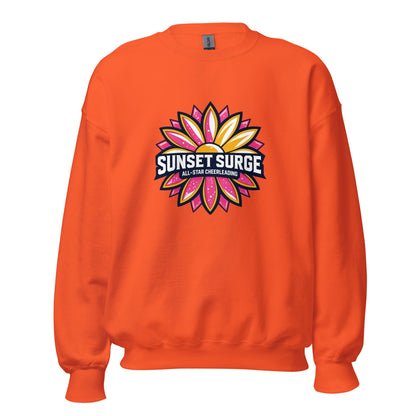 Classic | Sweatshirt | Sunset Surge All-Star Cheerleading | Bloom Surge Logo
