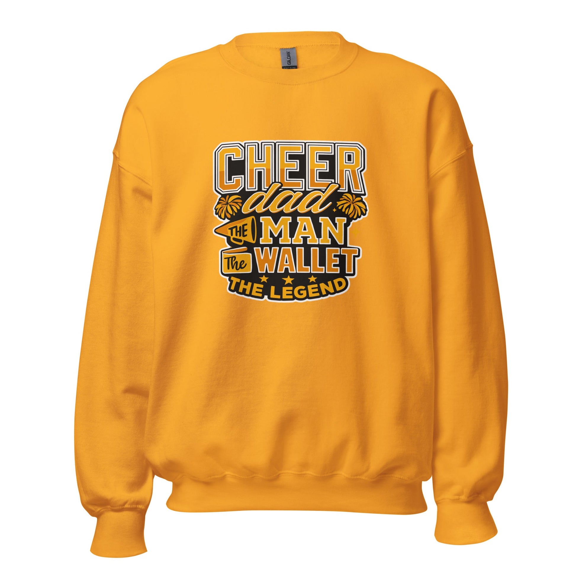 Classic | Sweatshirt | Sunset Surge All-Star Cheerleading | Cheer Dad Legend Logo
