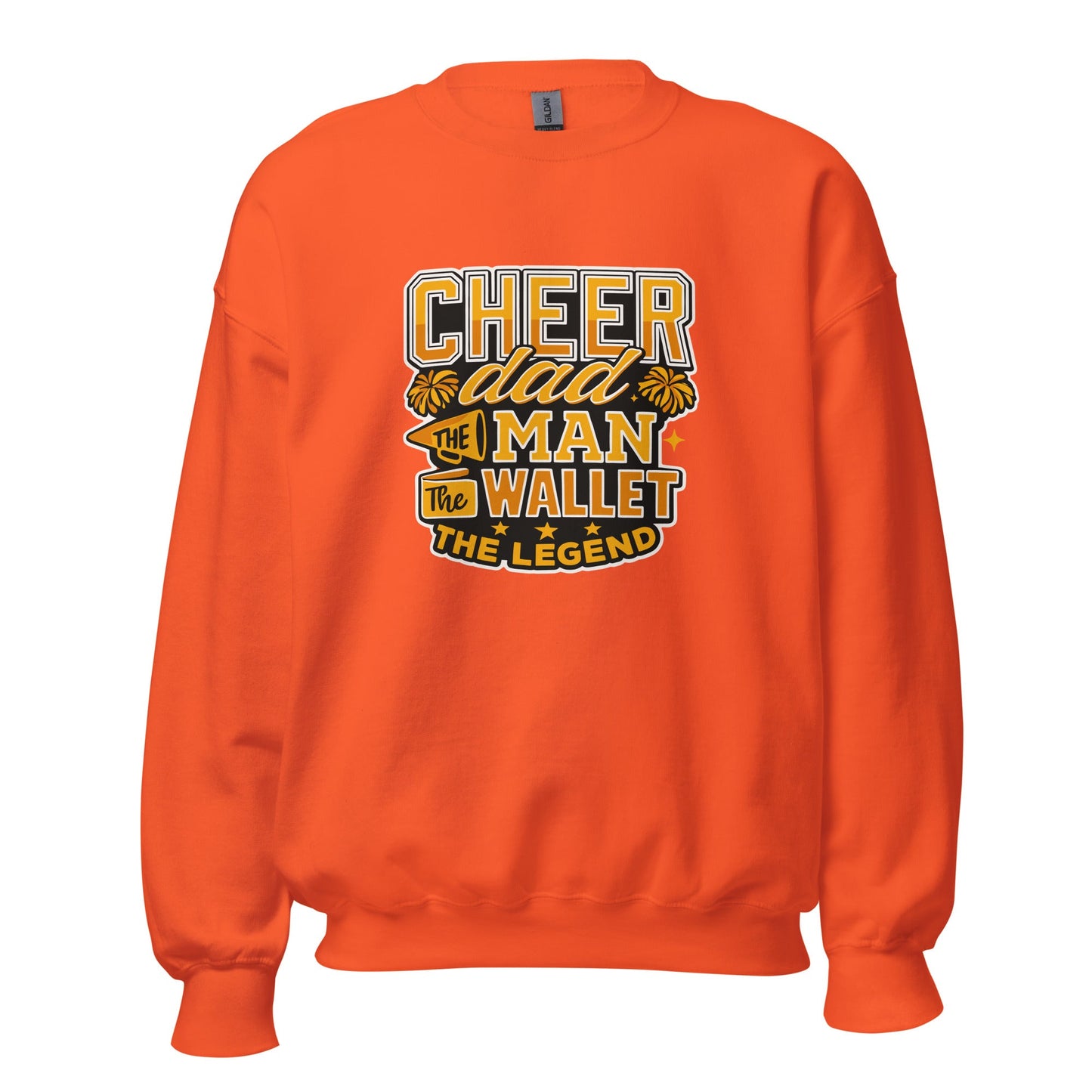 Classic | Sweatshirt | Sunset Surge All-Star Cheerleading | Cheer Dad Legend Logo