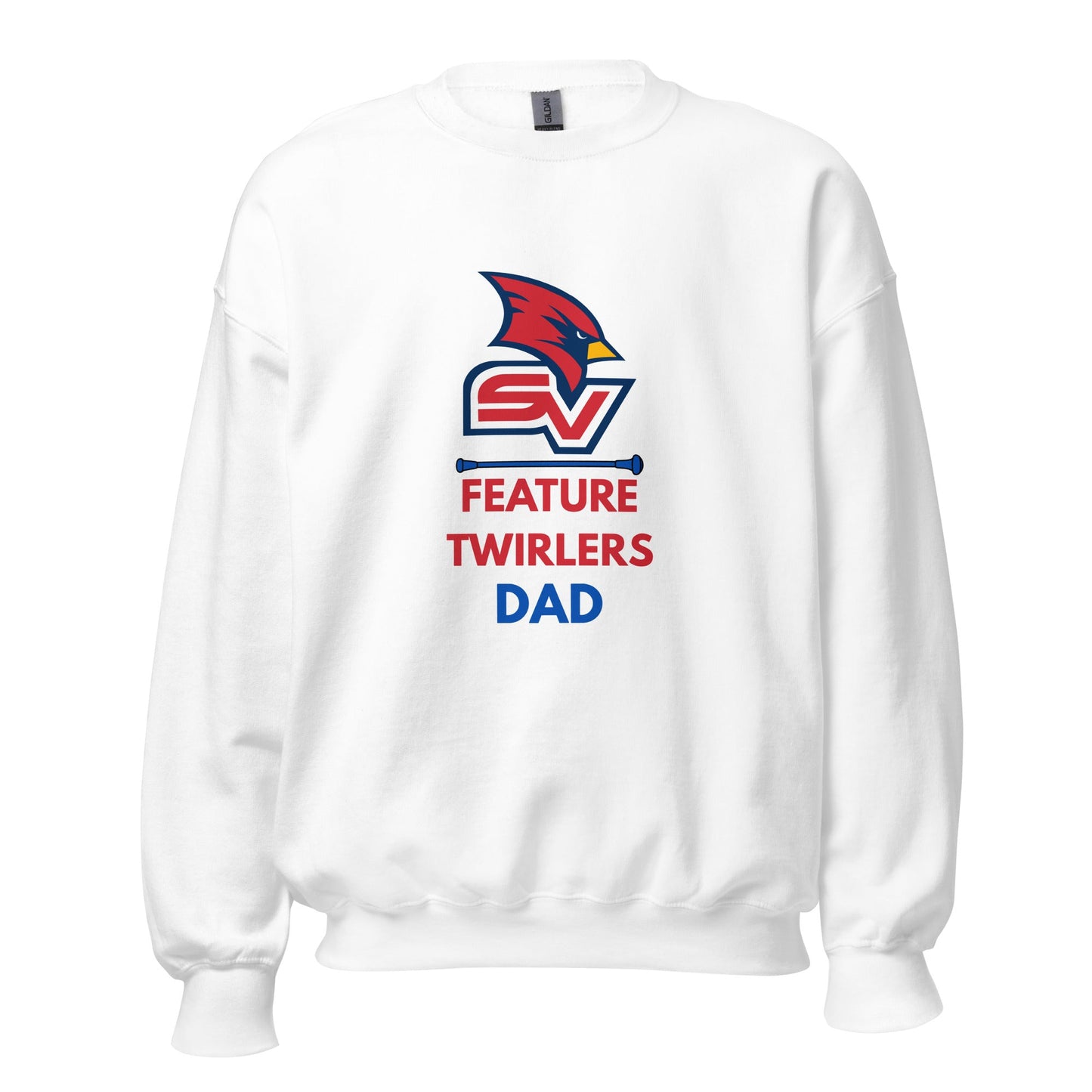 Classic | Sweatshirt | SVSU Feature twirlers | Dad Logo