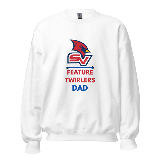 Classic | Sweatshirt | SVSU Feature twirlers | Dad Logo