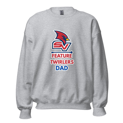 Classic | Sweatshirt | SVSU Feature twirlers | Dad Logo