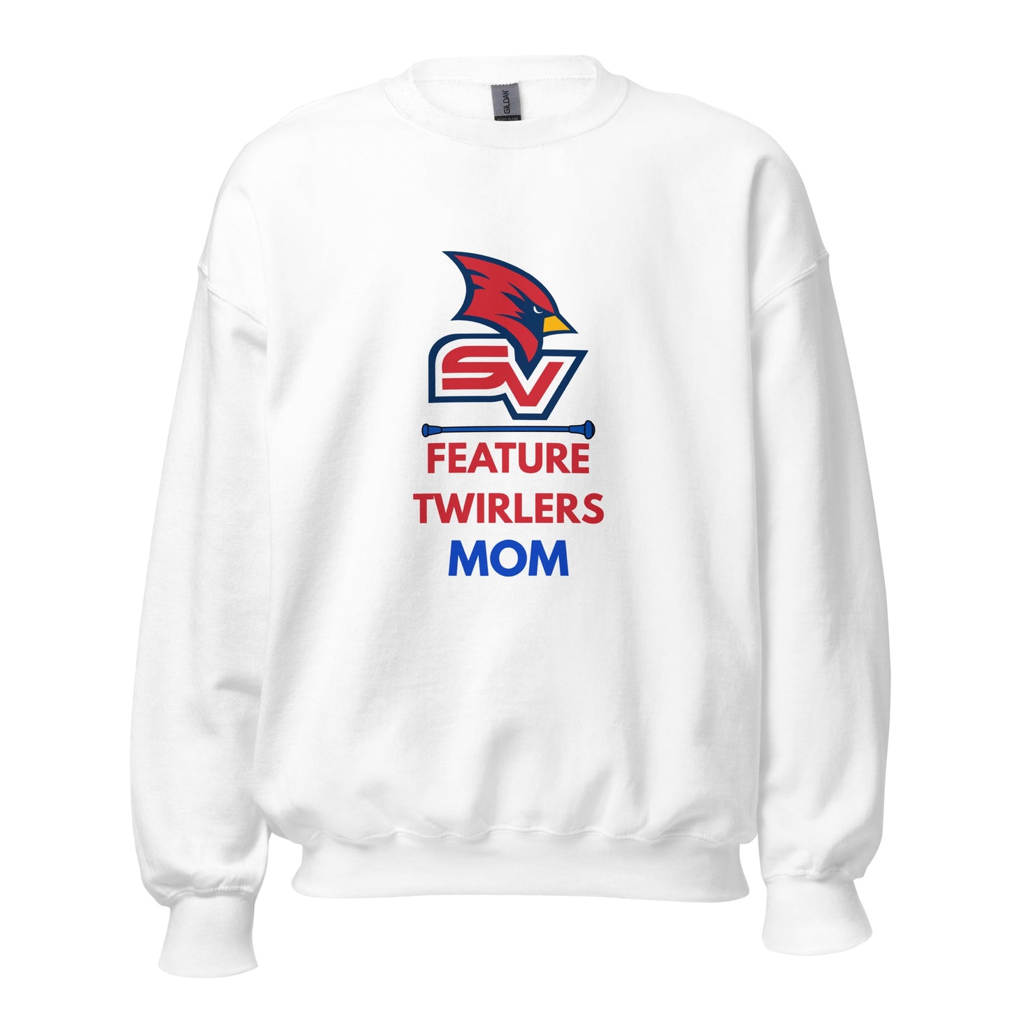 Classic | Sweatshirt | SVSU Feature twirlers | Mom Logo