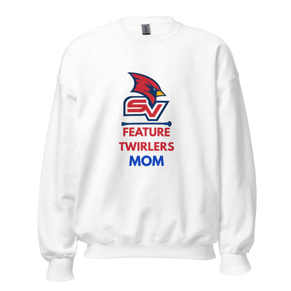 Classic | Sweatshirt | SVSU Feature twirlers | Mom Logo