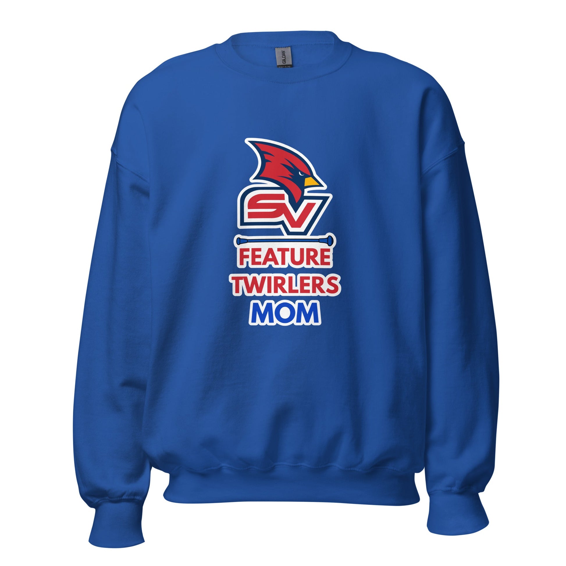 Classic | Sweatshirt | SVSU Feature twirlers | Mom Logo