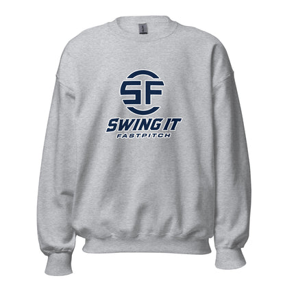 Classic | Sweatshirt | Swing It Fastpitch | Crest Logo