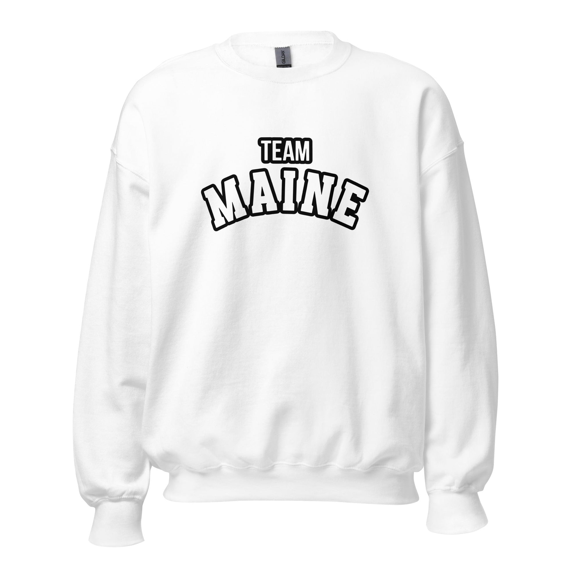 Classic | Sweatshirt | Team Maine | Arch Mark Logo