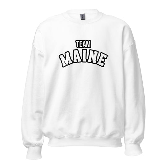 Classic | Sweatshirt | Team Maine | Arch Mark Logo