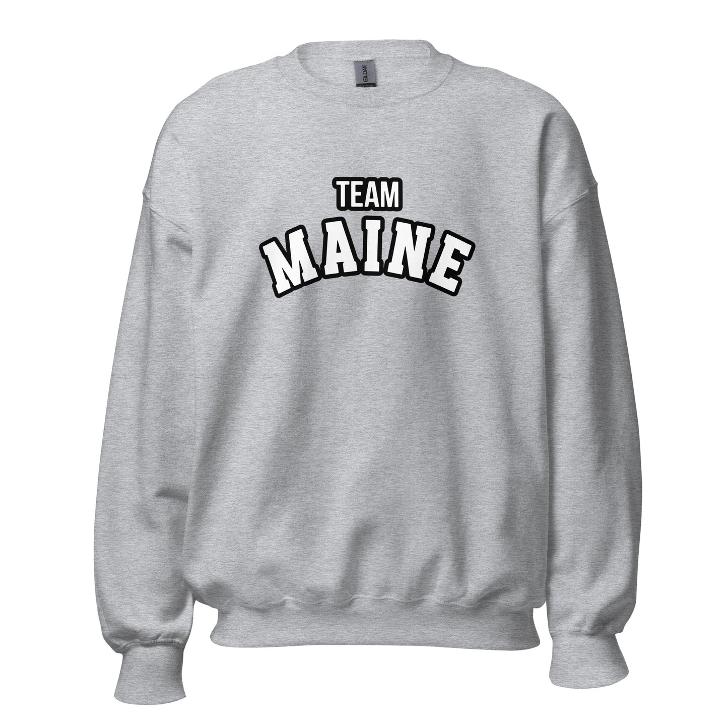 Classic | Sweatshirt | Team Maine | Arch Mark Logo