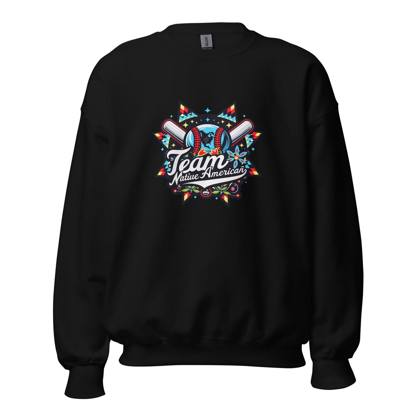 Classic | Sweatshirt | Team Native American | Tribal Emblem Logo