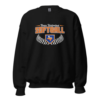 Classic | Sweatshirt | Texas Unlimited | Softball Logo