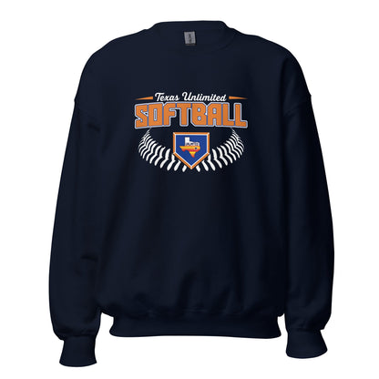 Classic | Sweatshirt | Texas Unlimited | Softball Logo