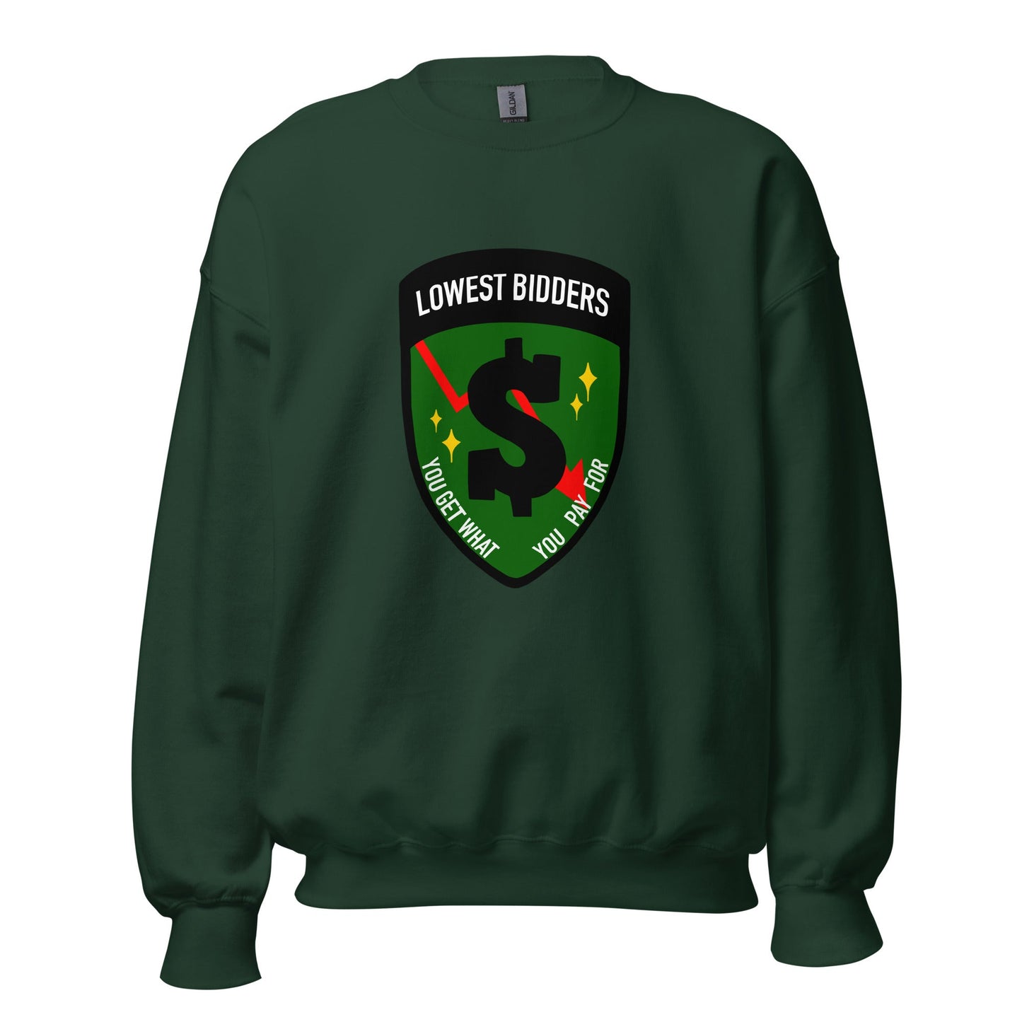 Classic | Sweatshirt | The Lowest Bidders | Emblem Logo