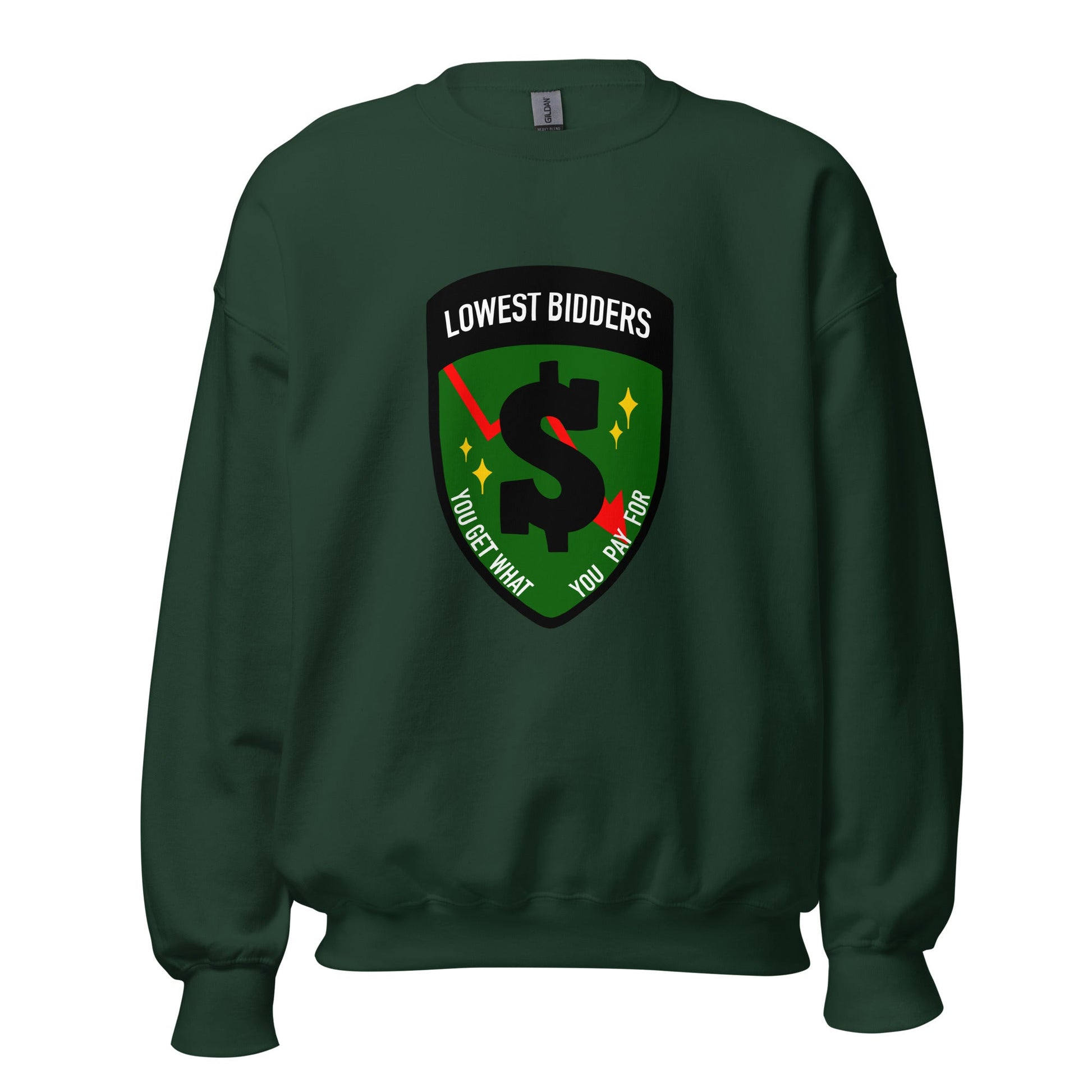 Classic | Sweatshirt | The Lowest Bidders | Emblem Logo