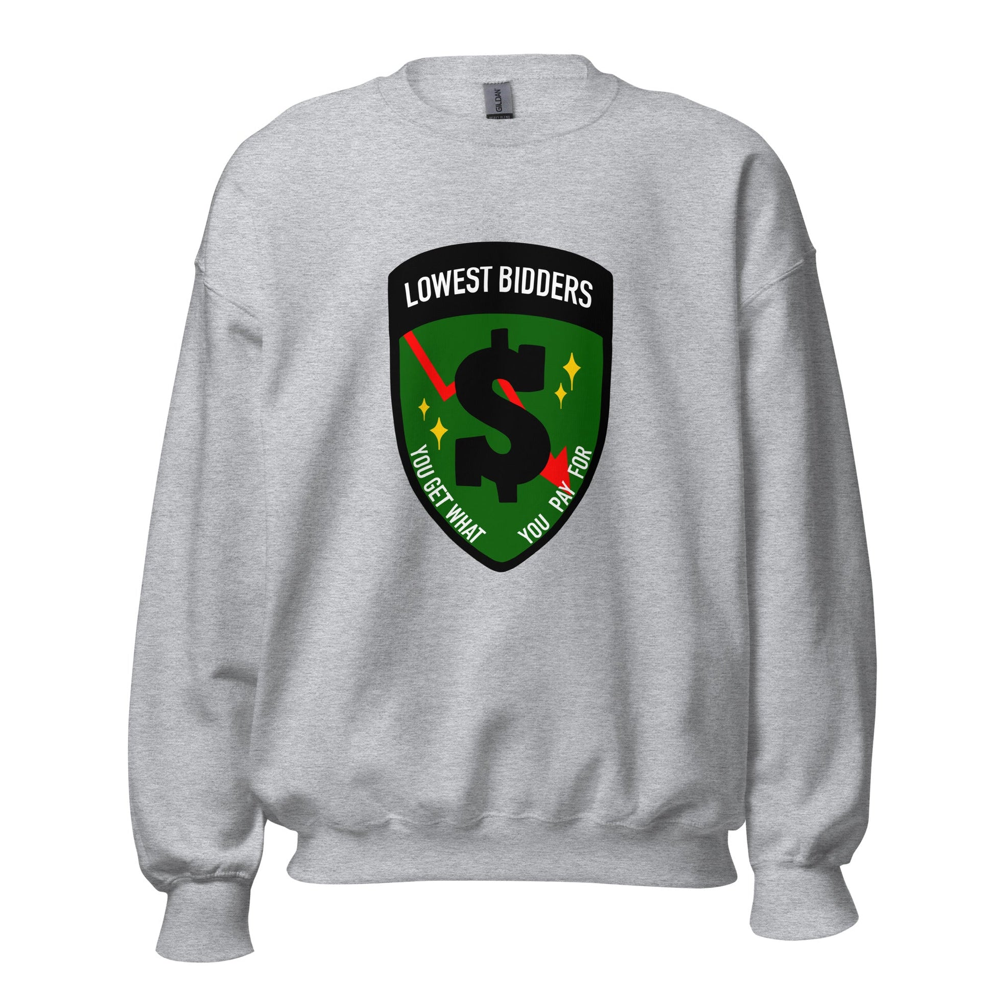 Classic | Sweatshirt | The Lowest Bidders | Emblem Logo