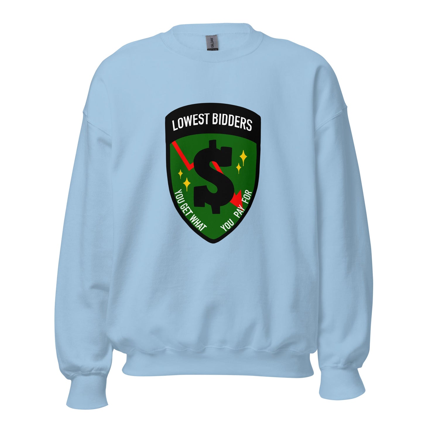 Classic | Sweatshirt | The Lowest Bidders | Emblem Logo