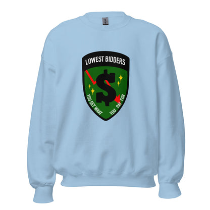 Classic | Sweatshirt | The Lowest Bidders | Emblem Logo