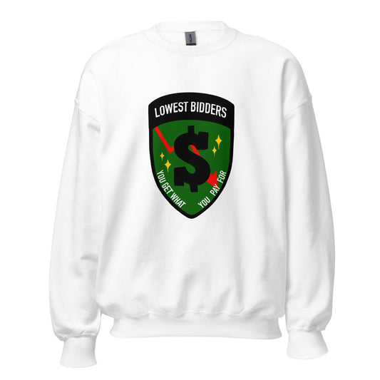 Classic | Sweatshirt | The Lowest Bidders | Emblem Logo
