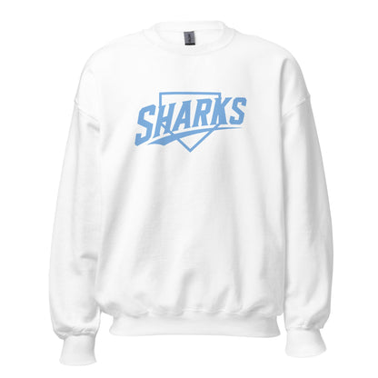 Classic | Sweatshirt | The Sharks Baseball Team | Crest Logo