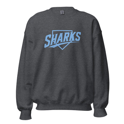 Classic | Sweatshirt | The Sharks Baseball Team | Crest Logo