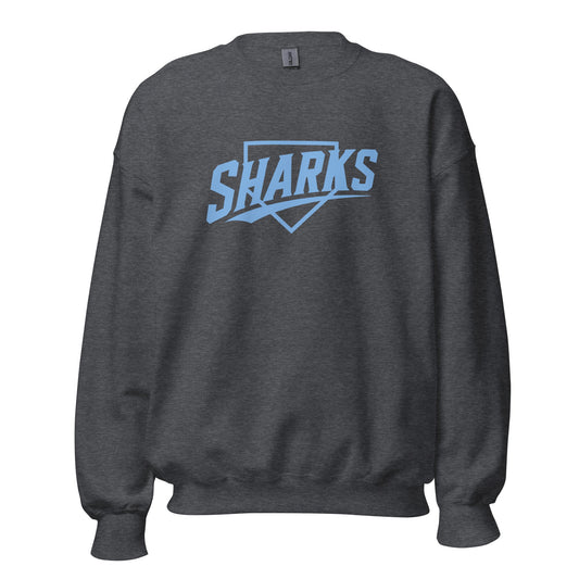 Classic | Sweatshirt | The Sharks Baseball Team | Crest Logo