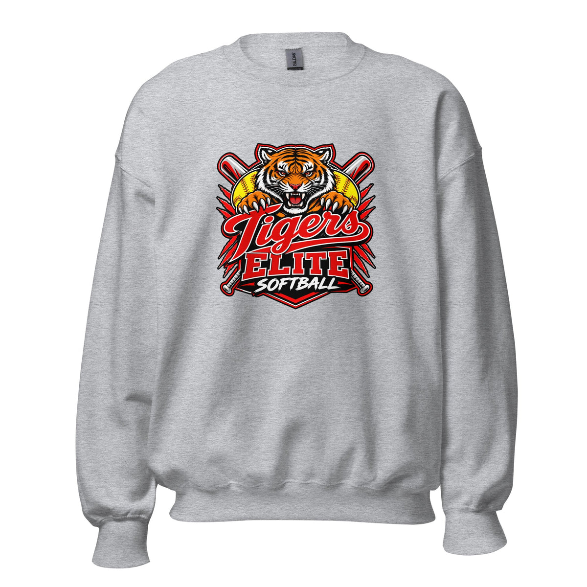 Classic | Sweatshirt | Tigers Elite Softball | Emblem Logo
