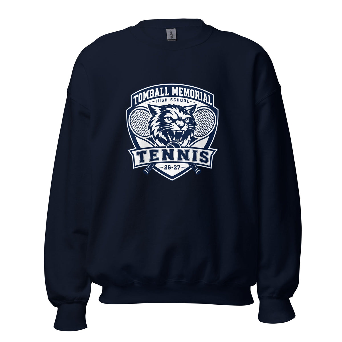 Classic | Sweatshirt | TMHS Tennis | Shield Logo