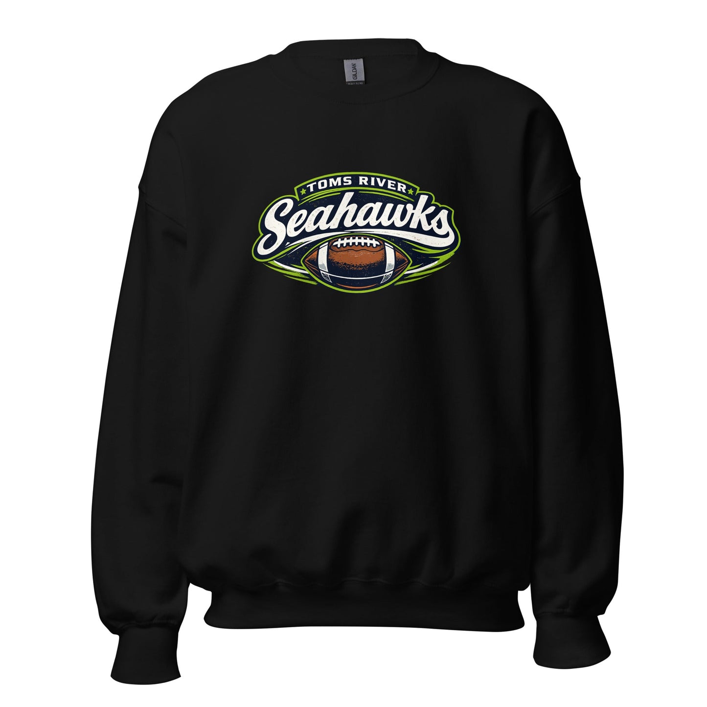 Classic | Sweatshirt | Toms River Seahawks | Football Emblem Logo