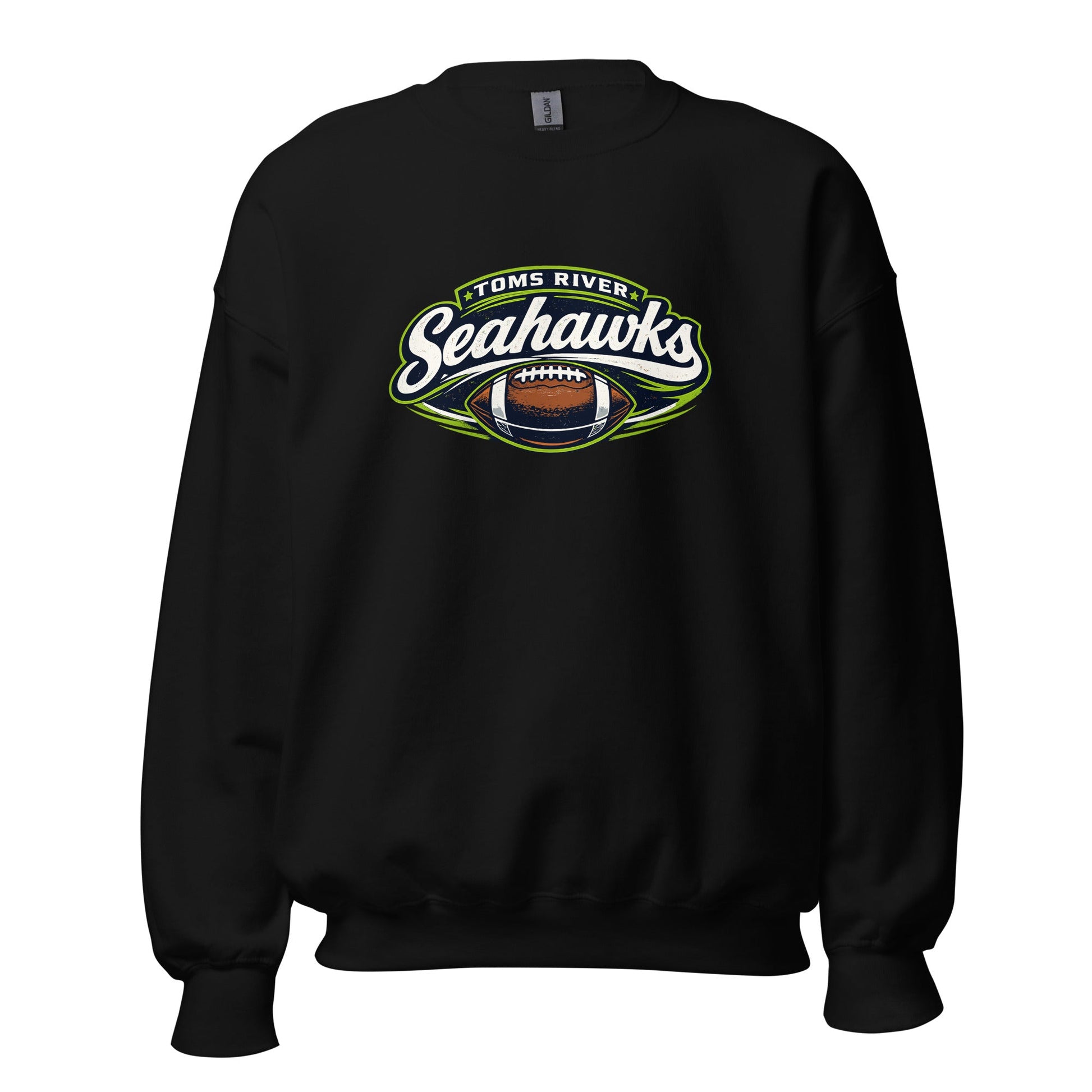 Classic | Sweatshirt | Toms River Seahawks | Football Emblem Logo