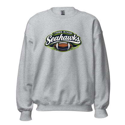 Classic | Sweatshirt | Toms River Seahawks | Football Emblem Logo