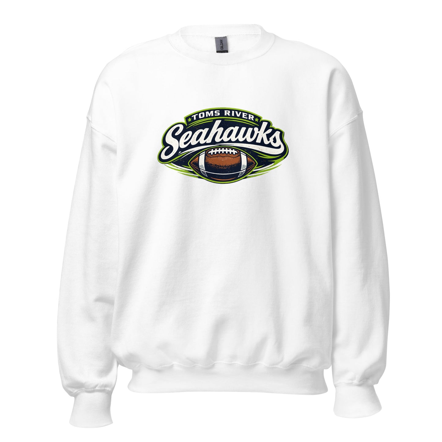 Classic | Sweatshirt | Toms River Seahawks | Football Emblem Logo