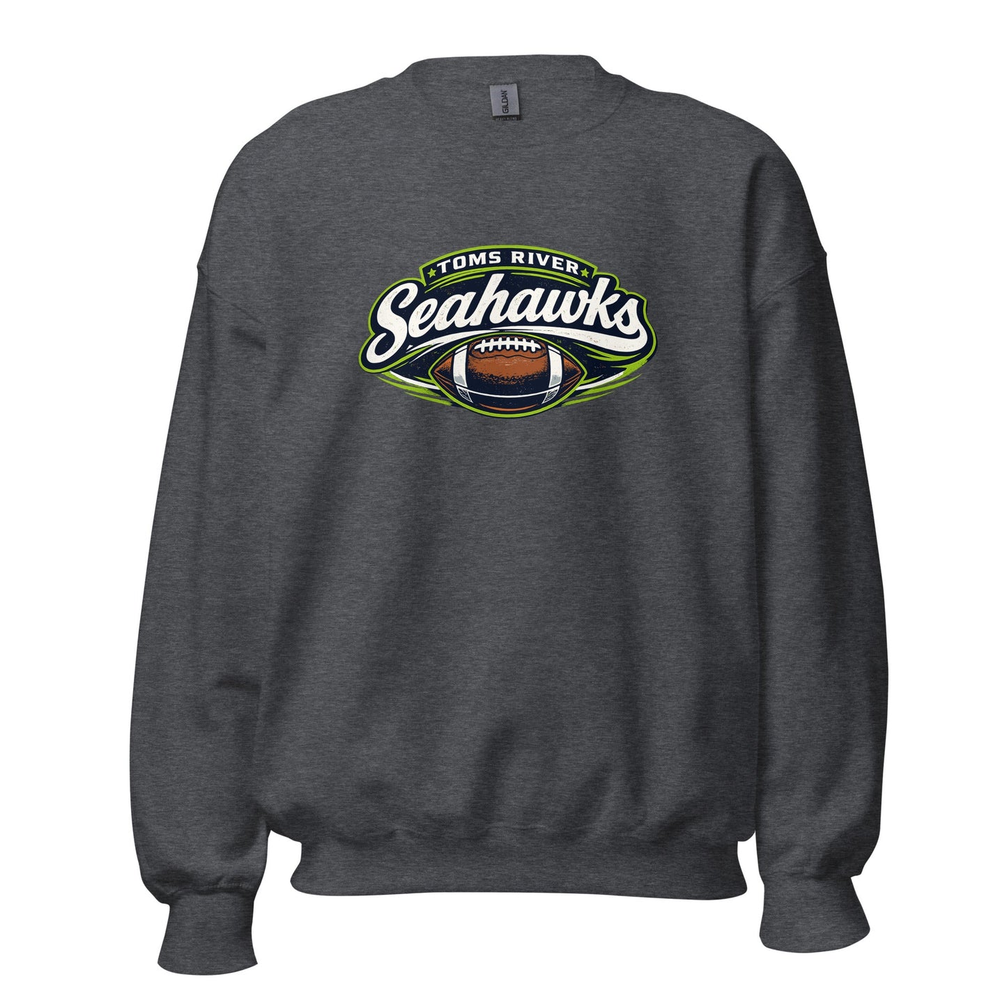 Classic | Sweatshirt | Toms River Seahawks | Football Emblem Logo