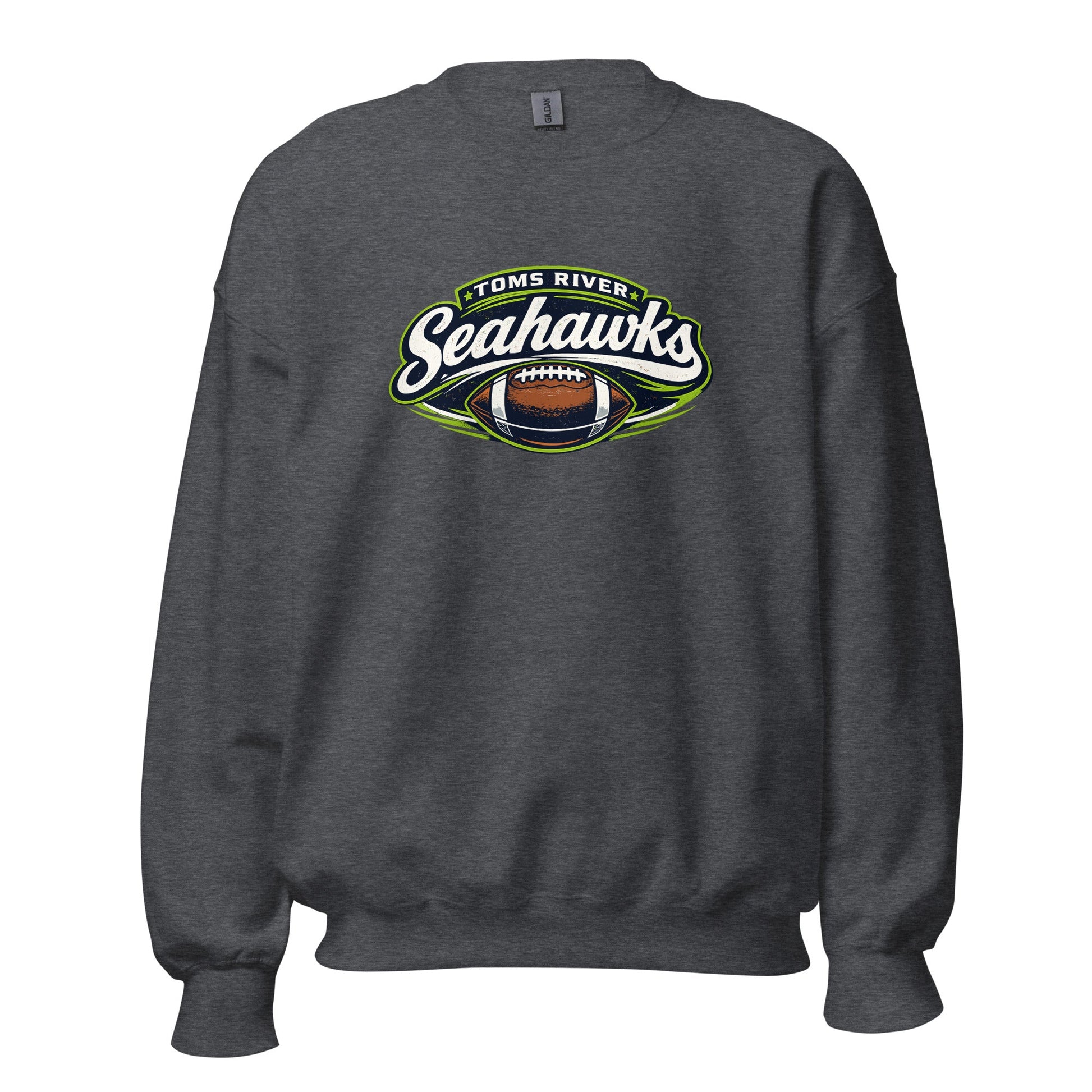 Classic | Sweatshirt | Toms River Seahawks | Football Emblem Logo