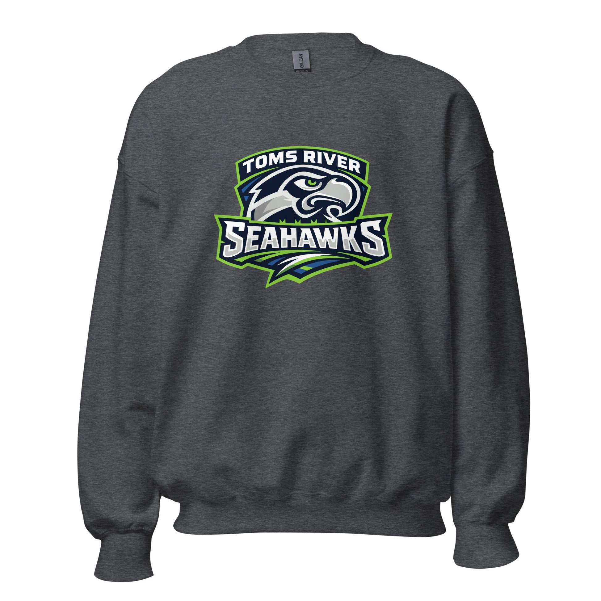 Classic | Sweatshirt | Toms River Seahawks | Mascot Script Logo