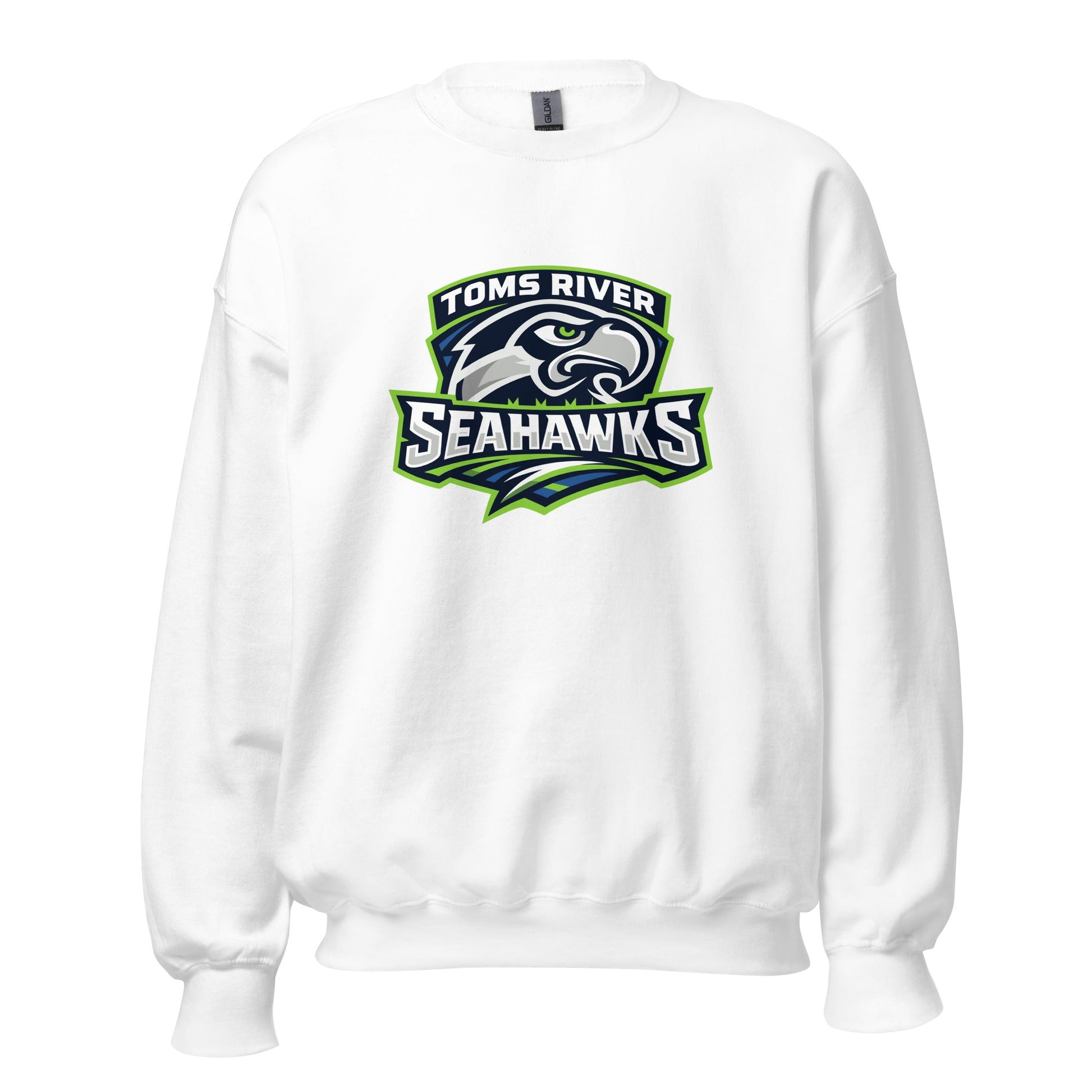 Classic | Sweatshirt | Toms River Seahawks | Mascot Script Logo
