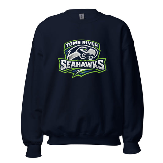 Classic | Sweatshirt | Toms River Seahawks | Mascot Script Logo