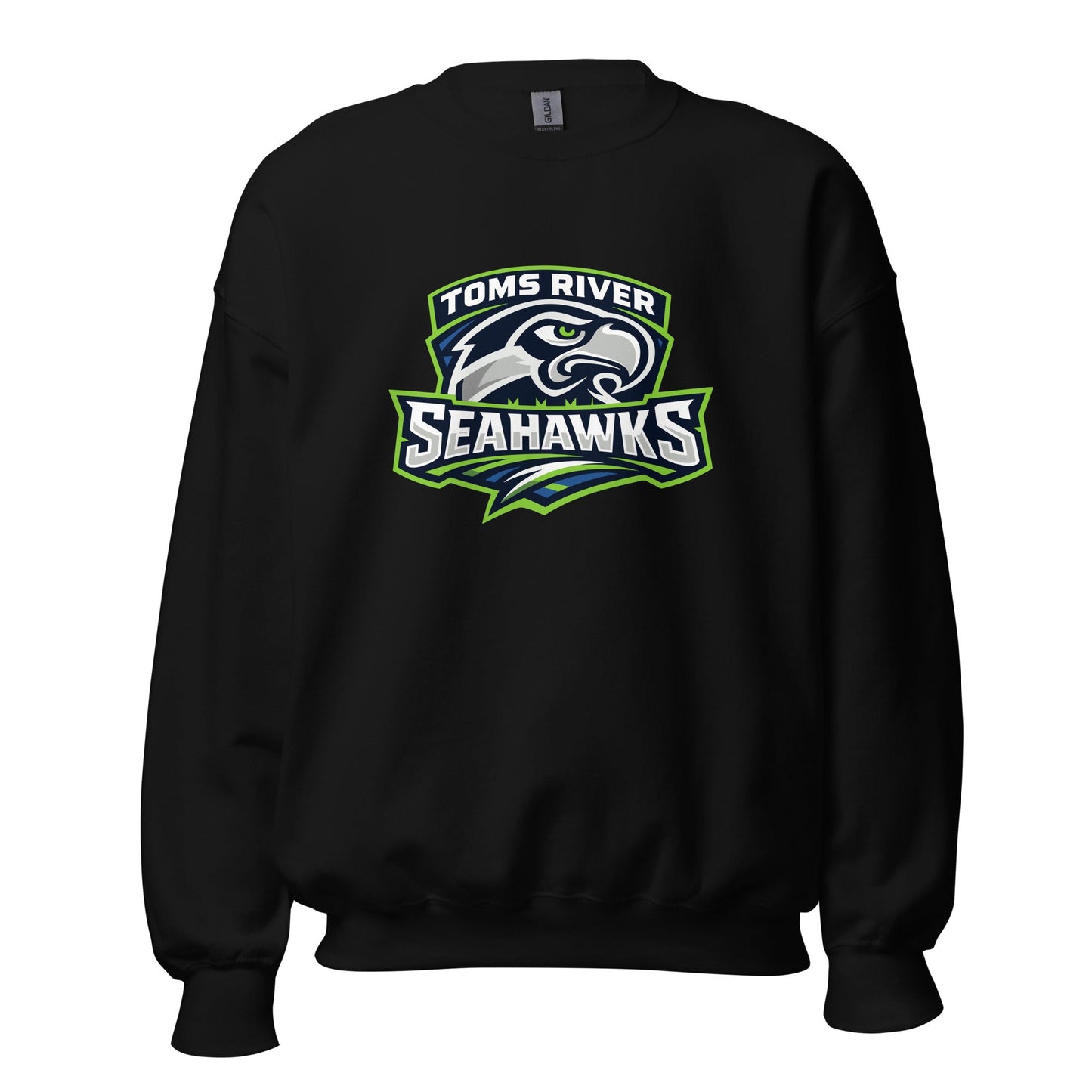 Classic | Sweatshirt | Toms River Seahawks | Mascot Script Logo