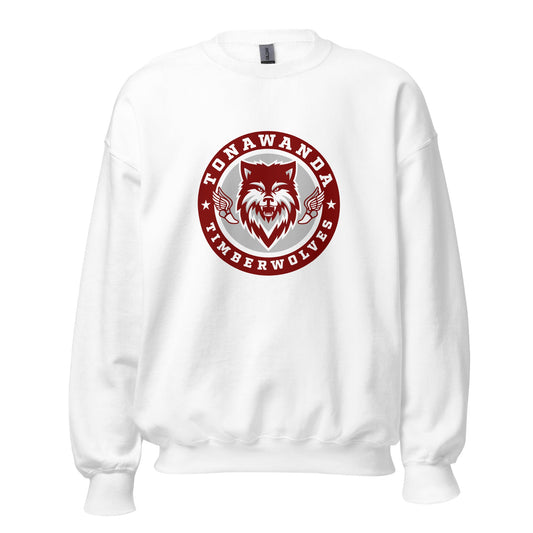 Classic | Sweatshirt | Tonawanda High School Track and Field | Mascot Badge Logo