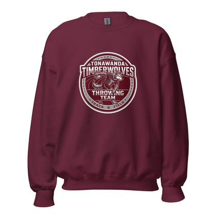 Classic | Sweatshirt | Tonawanda High School Track and Field | Throwing Team Logo