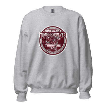 Classic | Sweatshirt | Tonawanda High School Track and Field | Throwing Team Logo