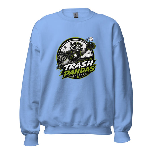 Classic | Sweatshirt | Trash Pandas Baseball Organization | Emblem Logo