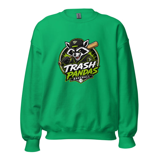 Classic | Sweatshirt | Trash Pandas Baseball Organization | Mascot Logo