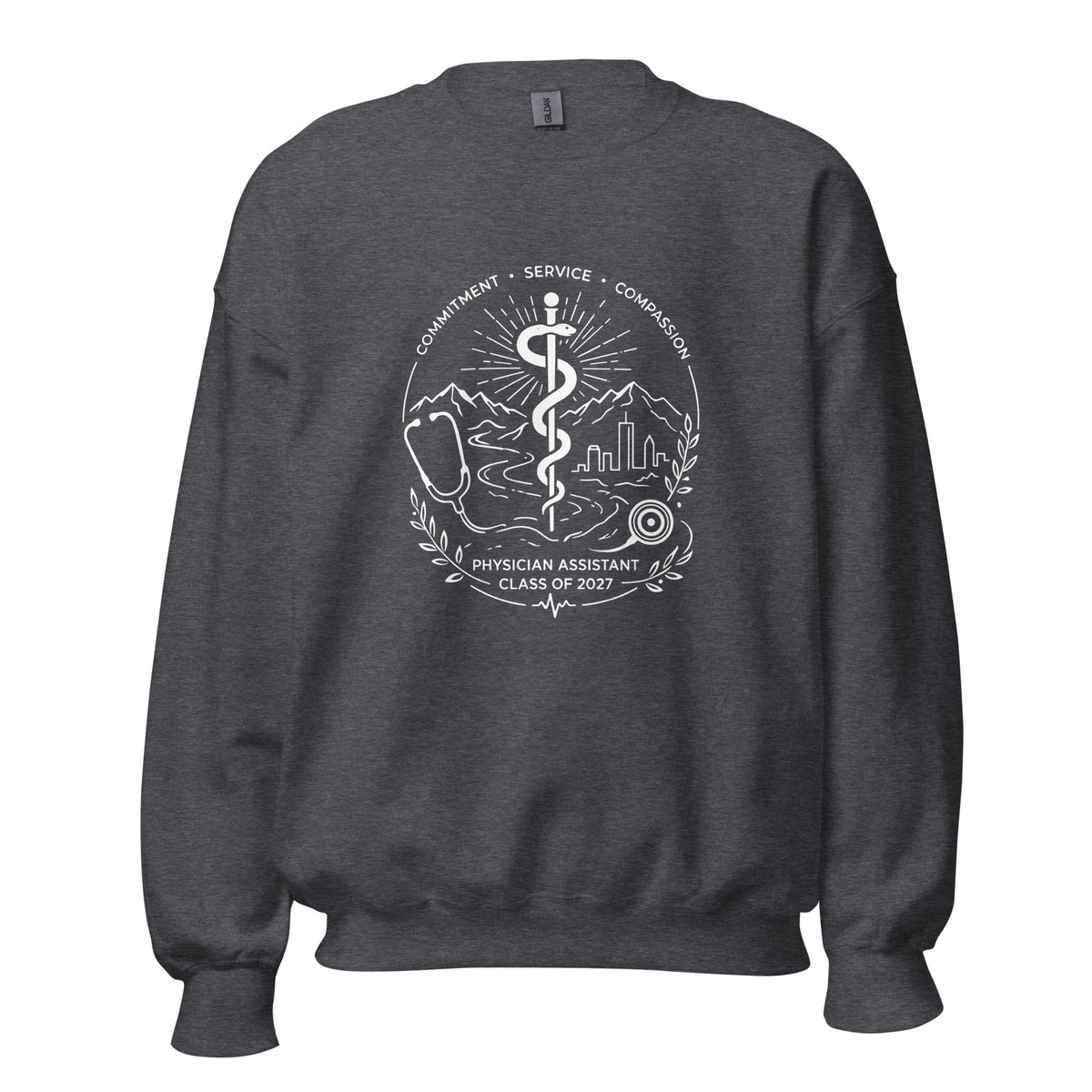 Classic | Sweatshirt | Trine PA program | Crest Logo