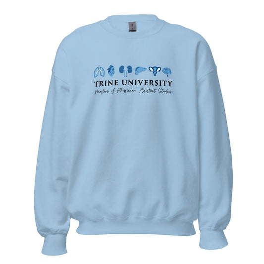 Classic | Sweatshirt | Trine PA program | Modern Script Logo