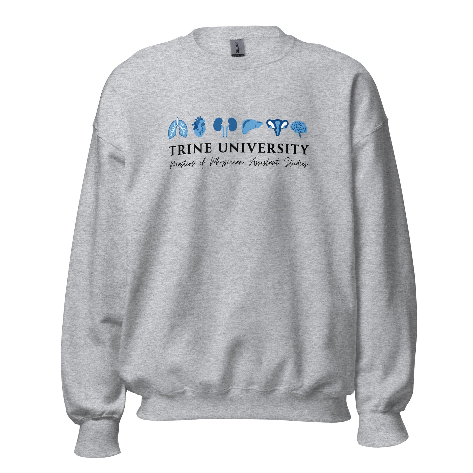 Classic | Sweatshirt | Trine PA program | Modern Script Logo